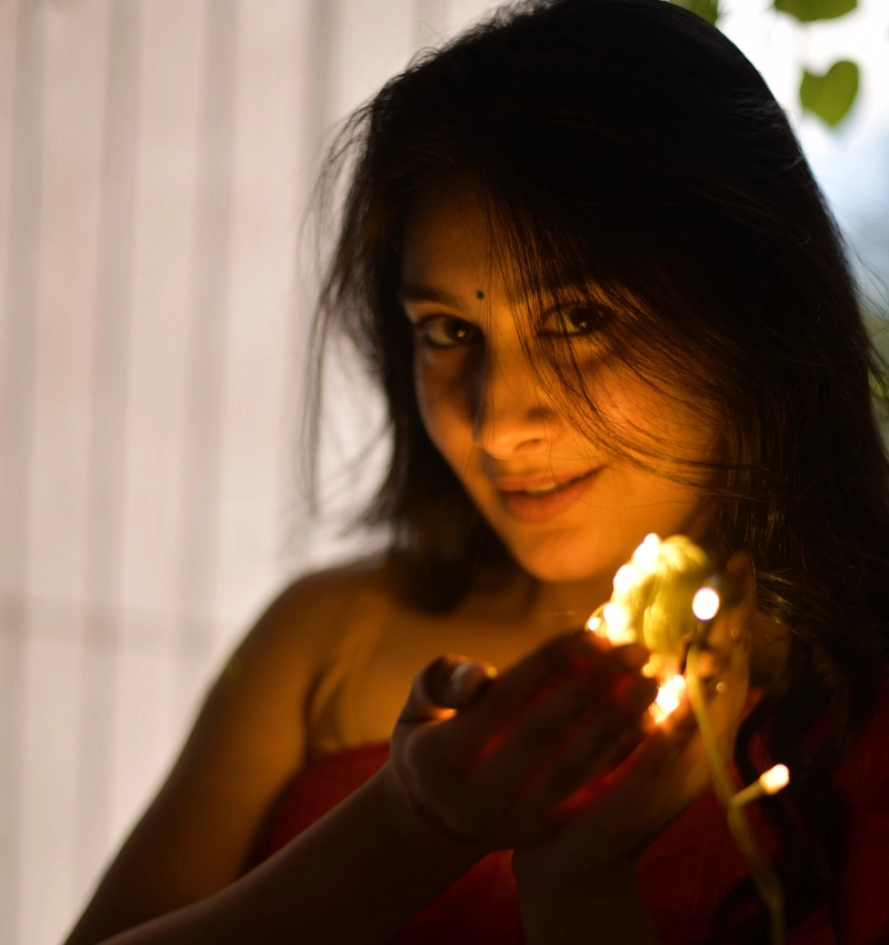 Nakshatra Medhekar Celebrating Diwali