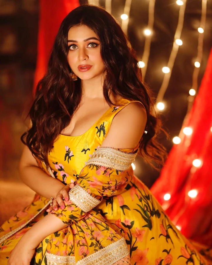 Ritabhari Chakraborty Celebrating Diwali