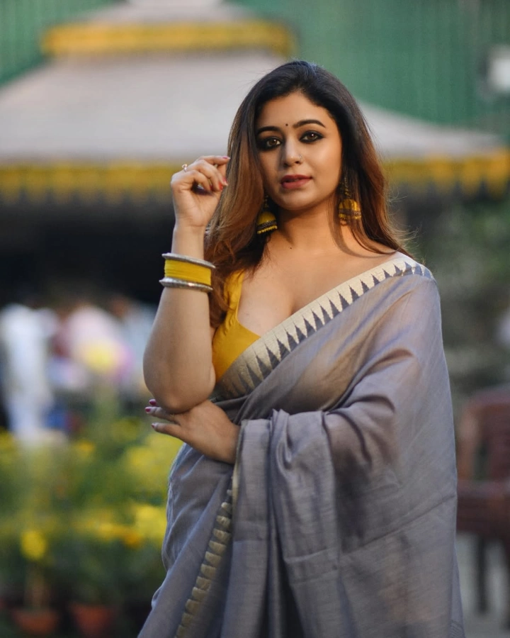 Ritabhari Chakraborty Saree Image