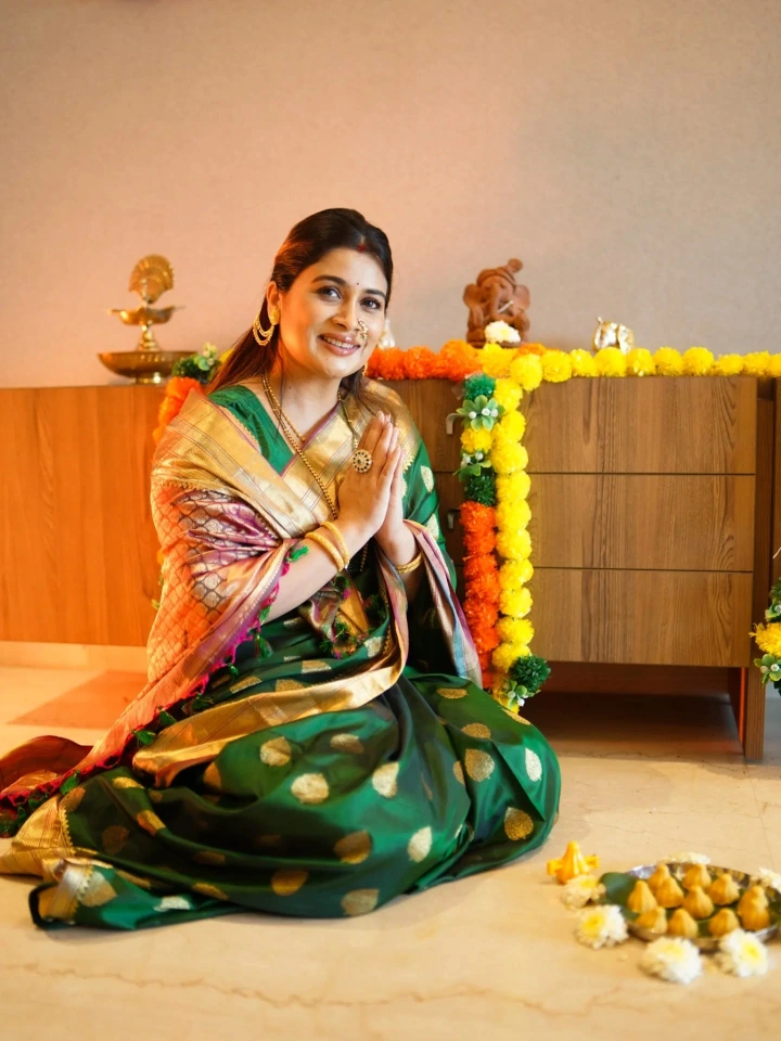 Ruchita Jadhav Celebrating Diwali