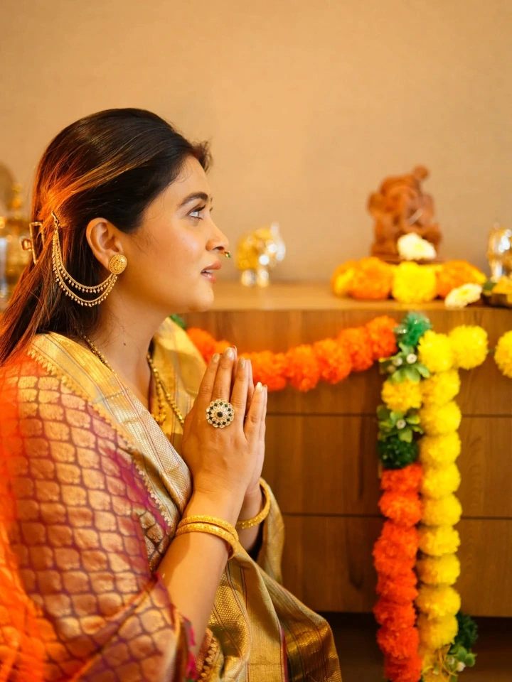 Ruchita Jadhav's Diwali Celebration Images