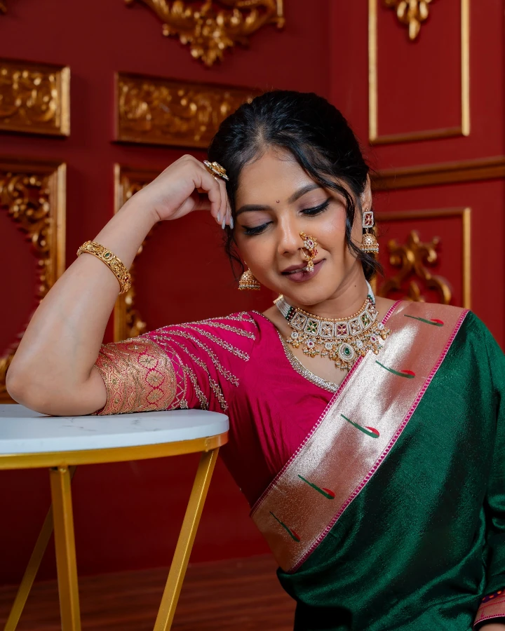 Vijaya Babar in Hot Saree Image