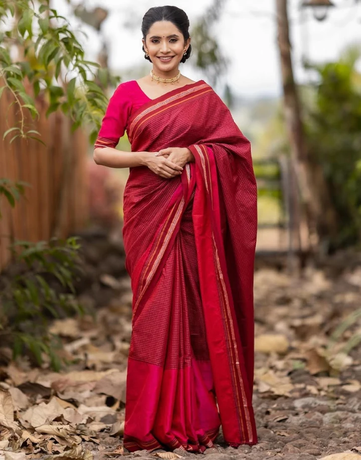 Anushka Sarkate in Indian Traditional Saree