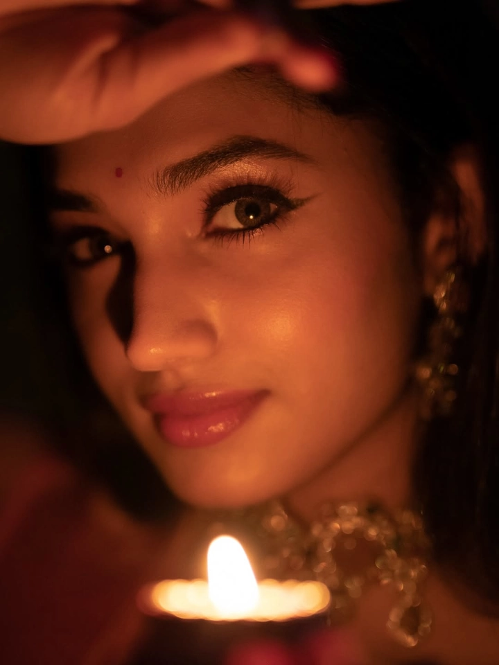 Reeshma Nanaiah Celebrating Diwali