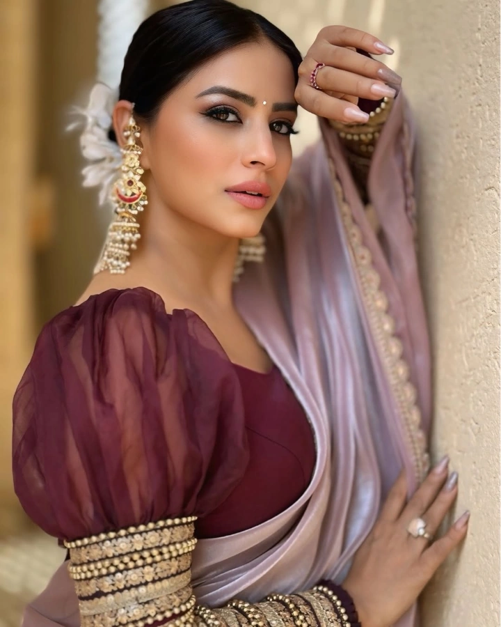 Bhumika Gurung Saree Image