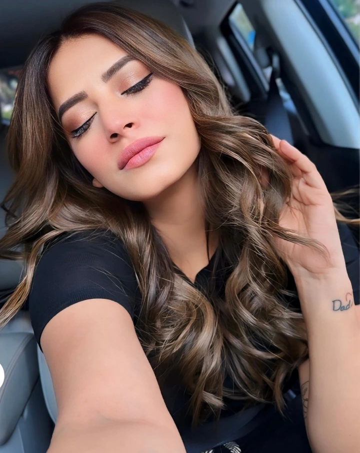 Bhumika Gurung Travelling in a Car