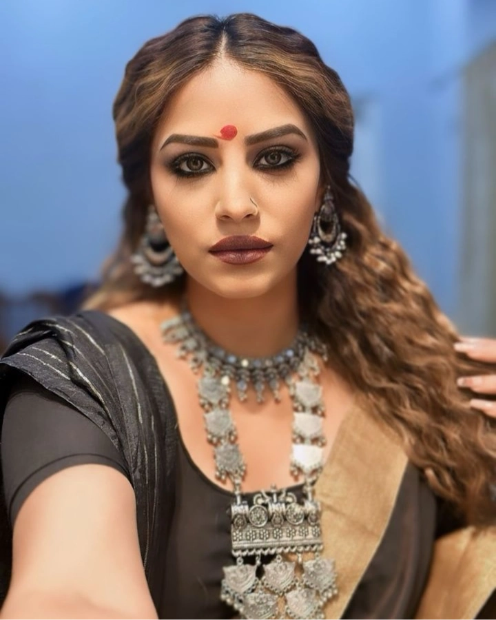 Bhumika Gurung in Beautiful Black Saree