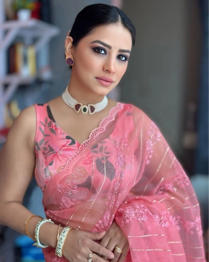 Bhumika Gurung in Indian Traditional Saree