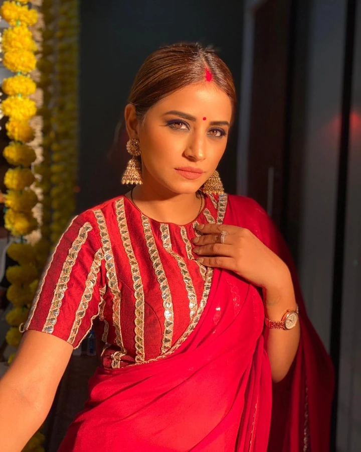 Bhumika Gurung in an Extremely Lovely Saree