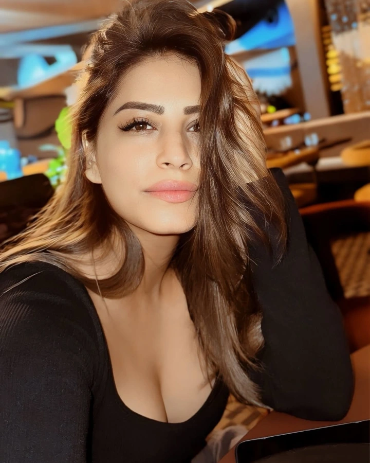 Bhumika Gurung showing her beautiful Cleavage