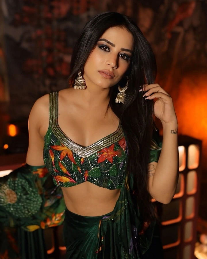Bhumika Gurung's Lovely Green Dress