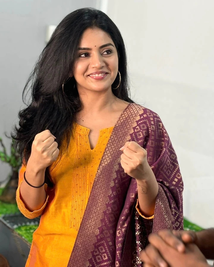 Megha Shetty looking Cute in Salwar Kameez