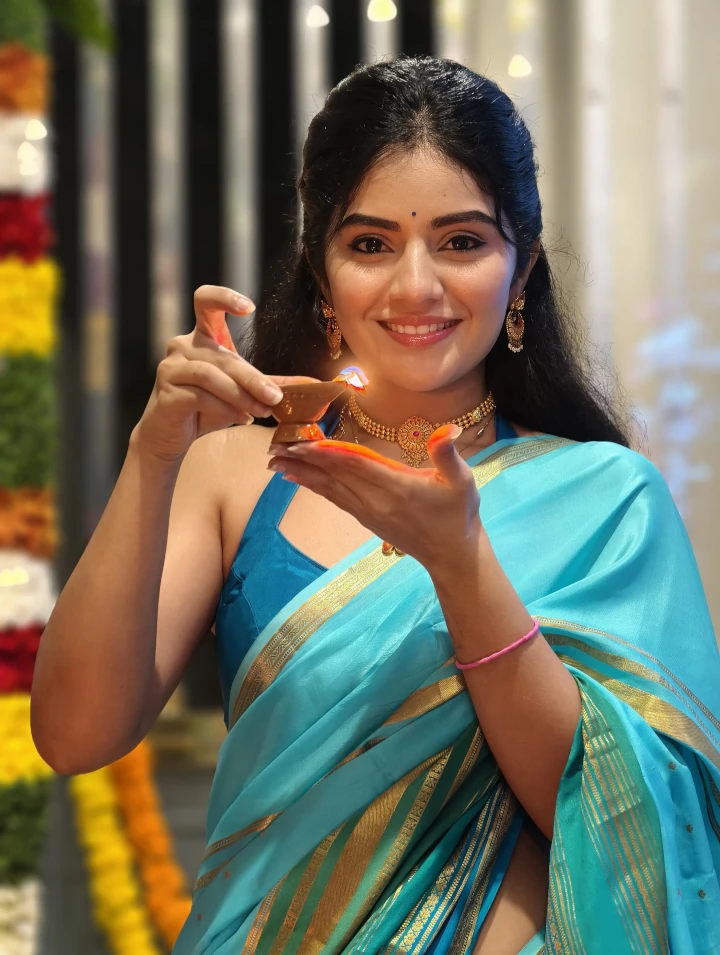 Megha Shetty's Diwali Celebration Images
