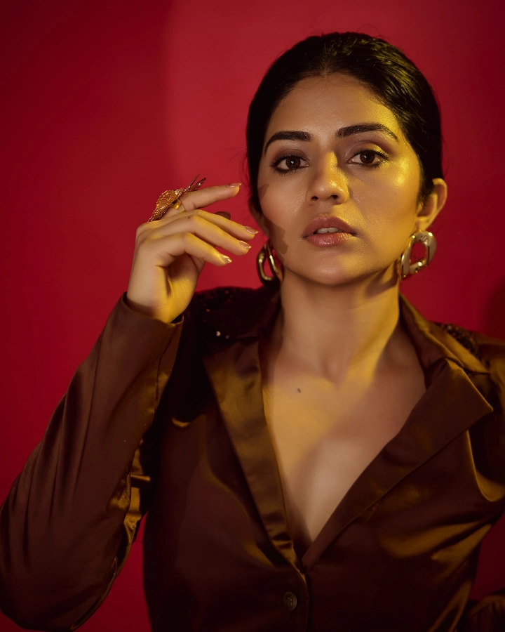 Megha Shetty's low-cut Garment