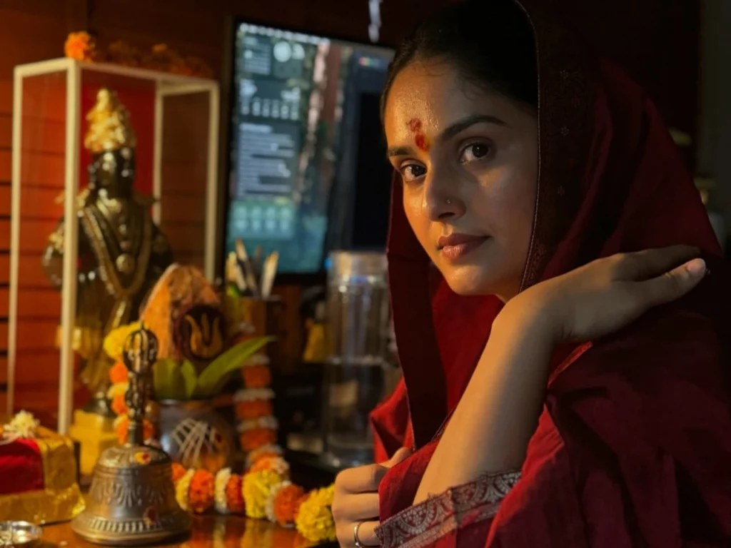 Pallavi Patil Praying Lord Vittala