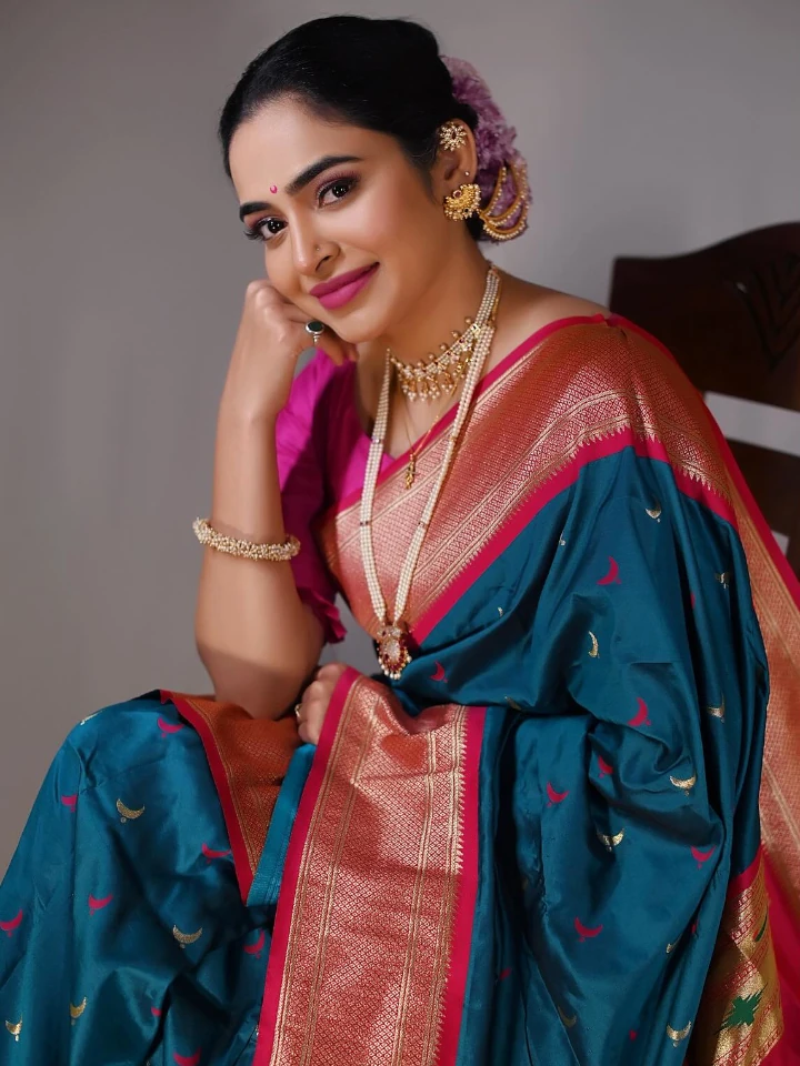 Pratiksha Shivankar in Indian Traditional Saree