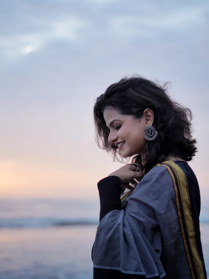 Purva Kaushik Having Fun on Beach
