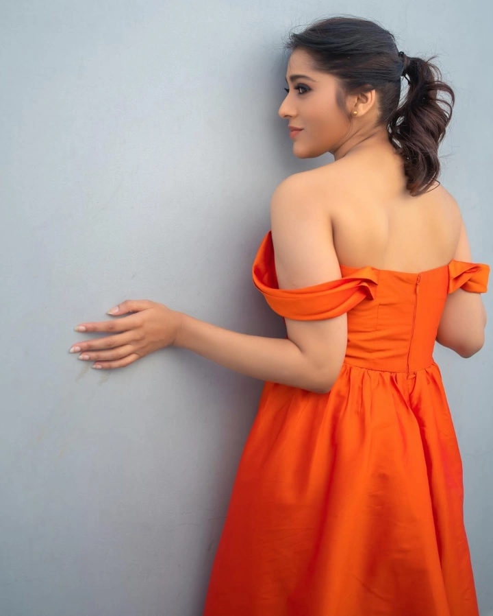 Rashmi Gautam in a Gorgeous One Piece Western Dress