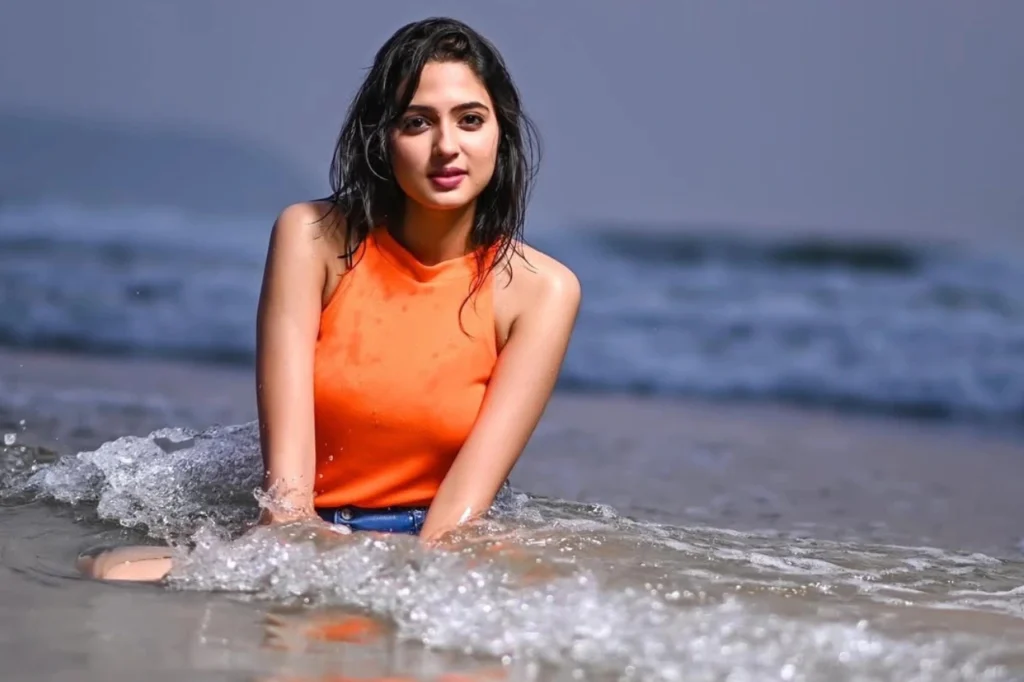 Vidula Chougule Having Fun on Beach