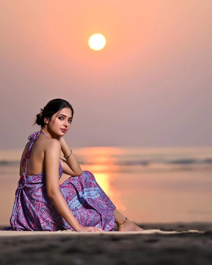 Vidula Chougule Relaxing on Beach