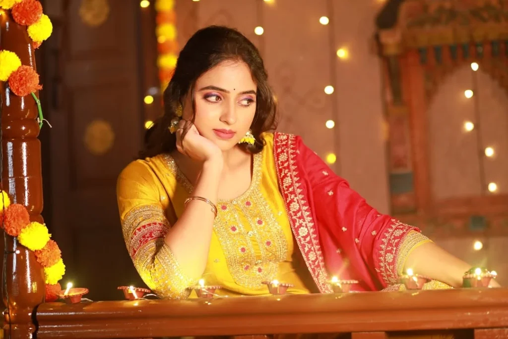 Vidula Chougule in a Hot Indian Traditional Dress Ever