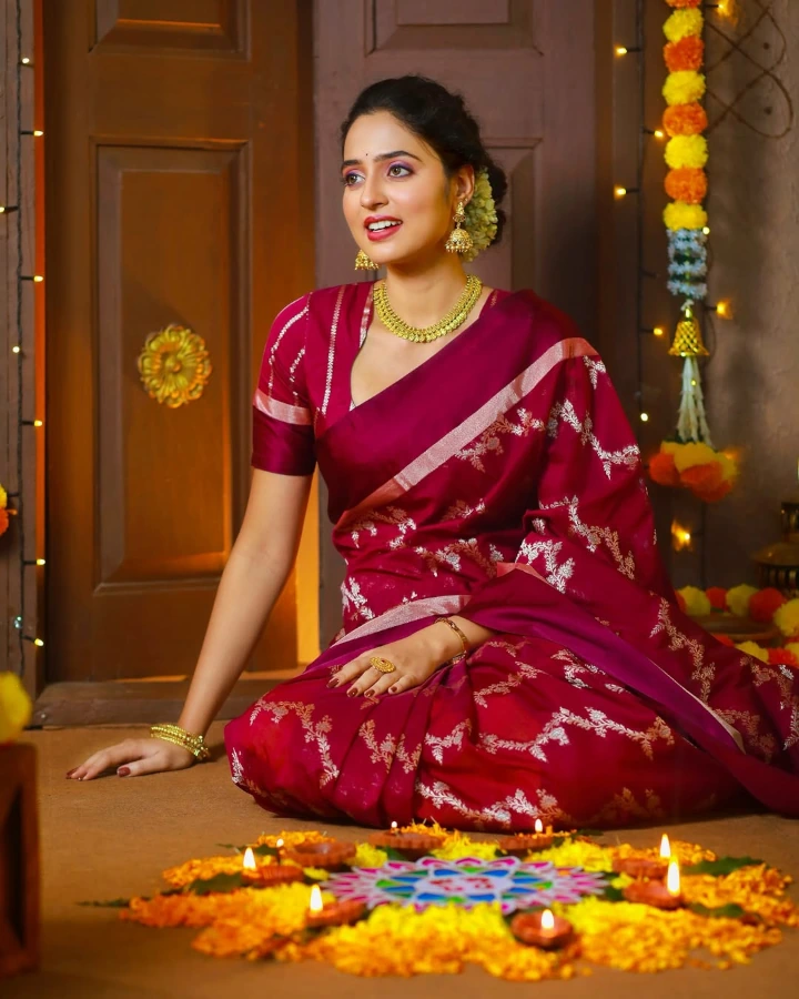 Vidula Chougule in a Traditional Look