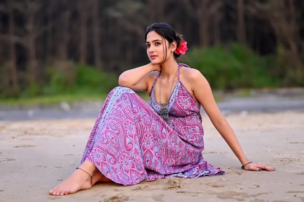Vidula Chougule's Beautiful Backless Dress