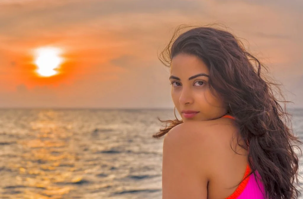 Kavya Shetty Relaxing on Beach