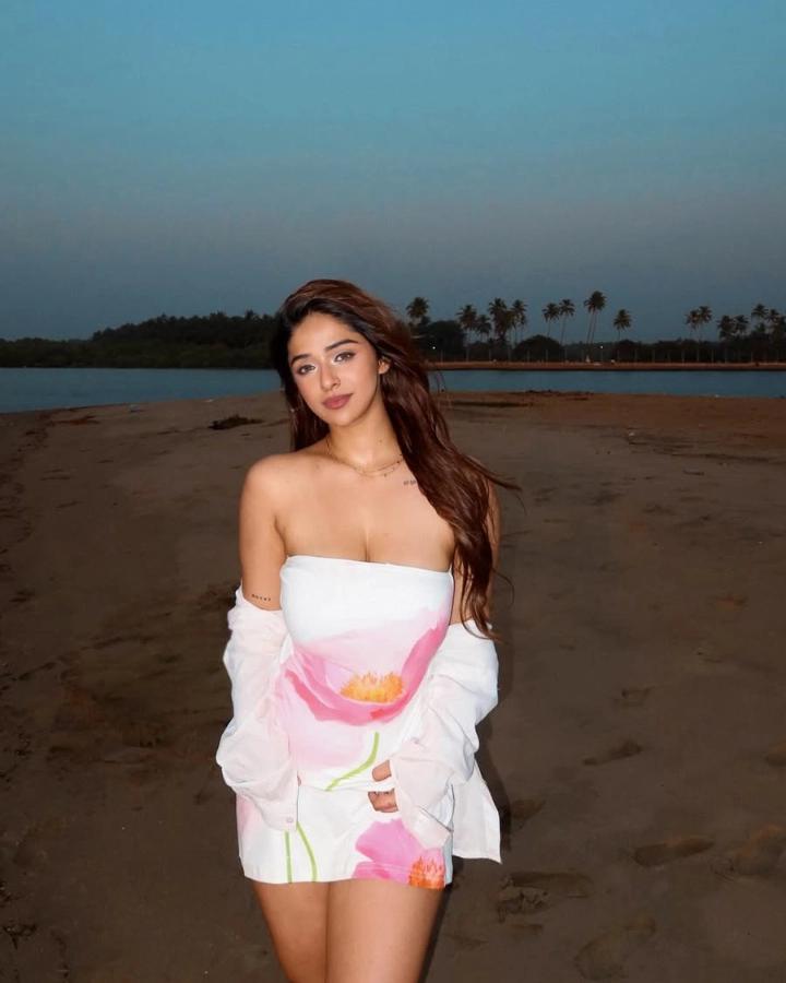 Navya Tiwari Having Fun on Beach