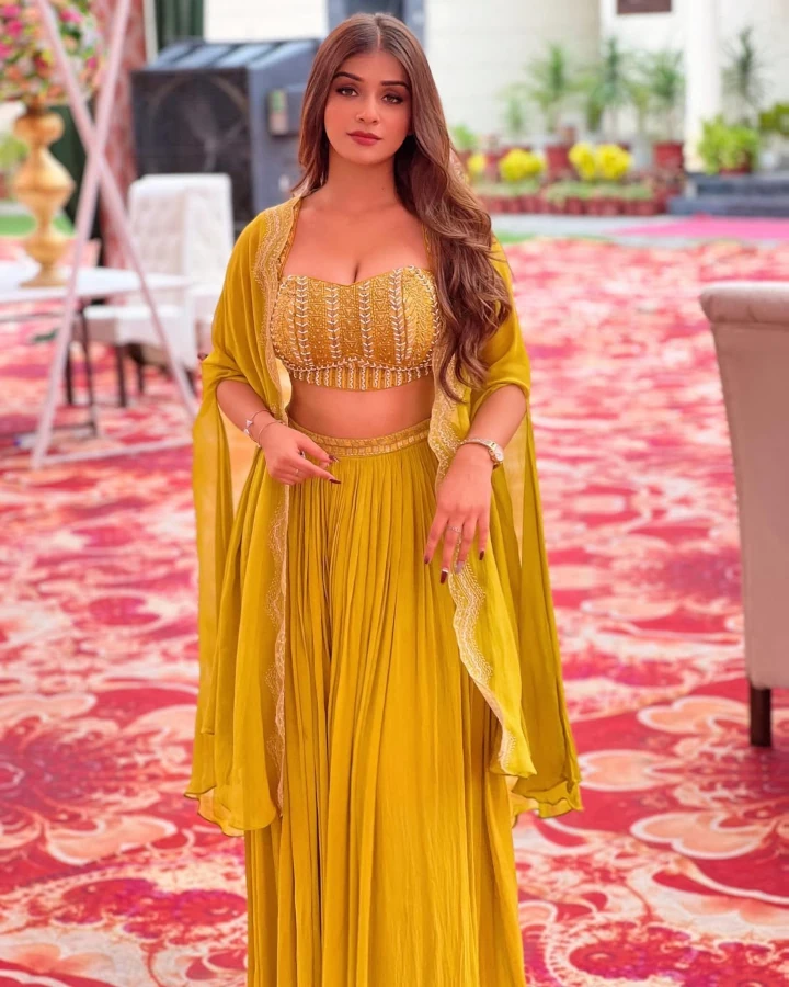 Navya Tiwari in Lovely Yellow Dress