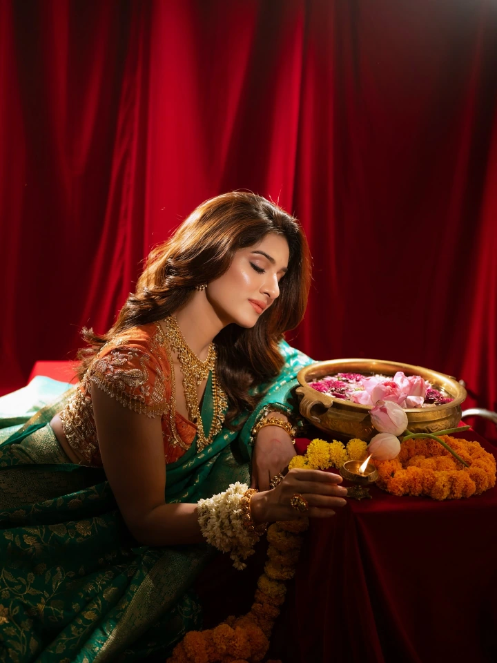 Neha Khan Celebrating Diwali