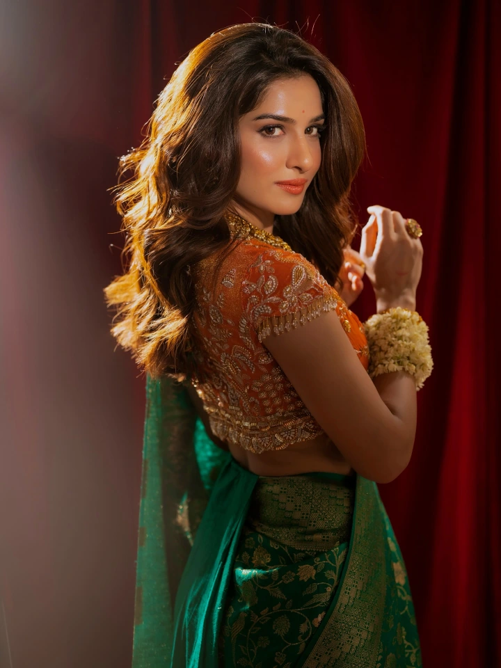 Neha Khan in Indian Traditional Saree