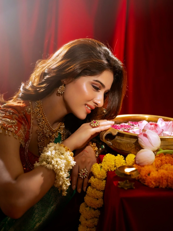 Neha Khan in a Traditional Look