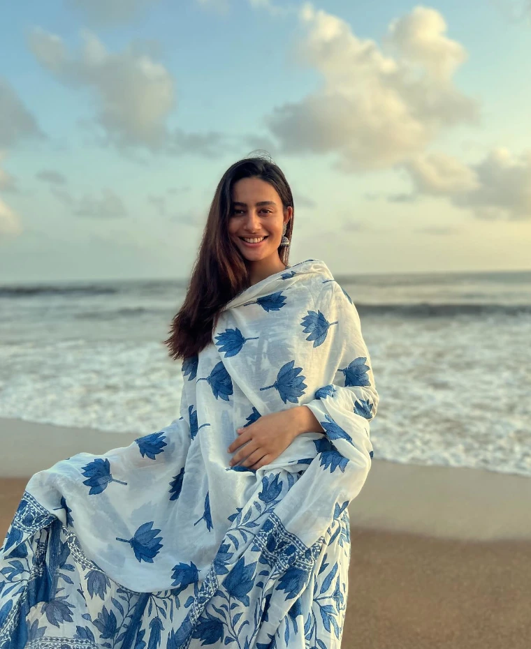 Prasanna Bisht Relaxing on Beach