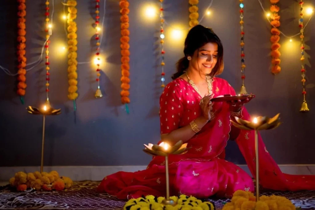 Rasika Sunil Celebrating Diwali