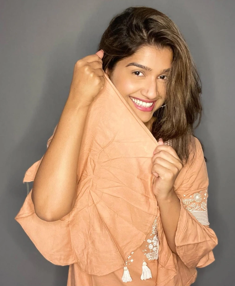 Rasika Sunil looking Cute in Salwar Kameez