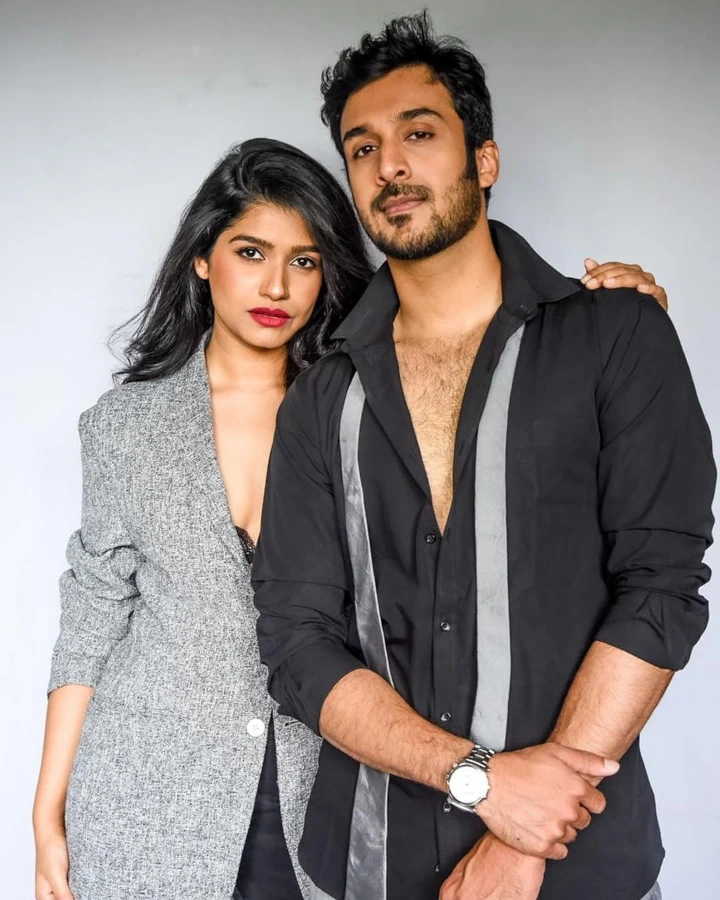 Rasika Sunil's low-cut Garment