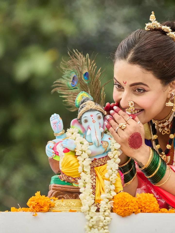 Pamela Mondal is a devotee of Lord Ganesha