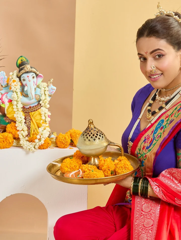 Pamela Mondal's Ganesh Chaturthi Celebration
