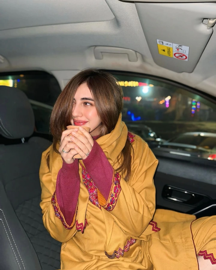 Samreen Kaur Travelling in a Car