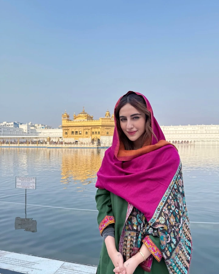 Samreen Kaur at Golden Temple Amritsar