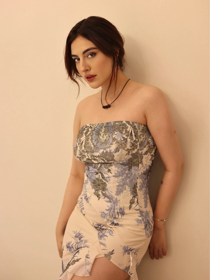 Samreen Kaur in a Beautiful Western Dress