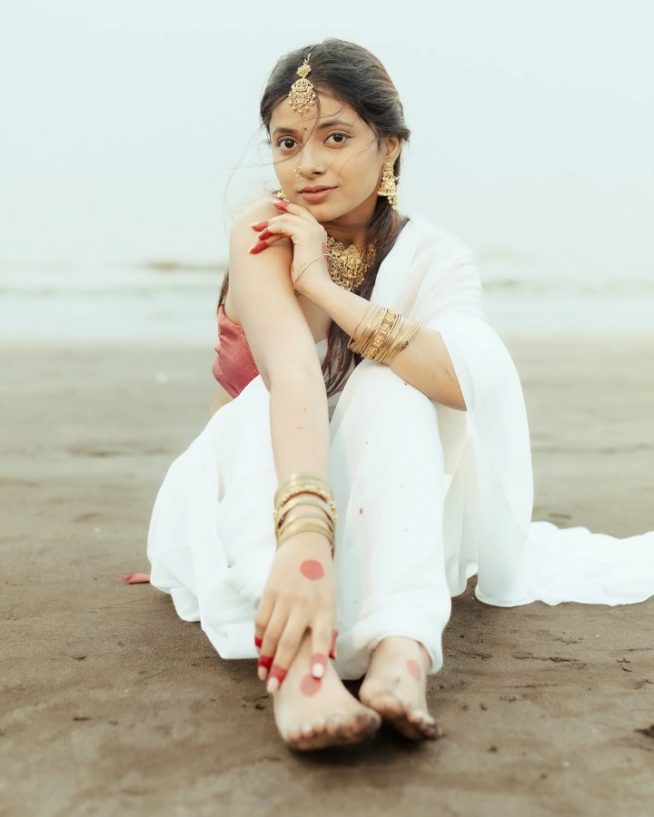 Jui Gogri Relaxing on Beach