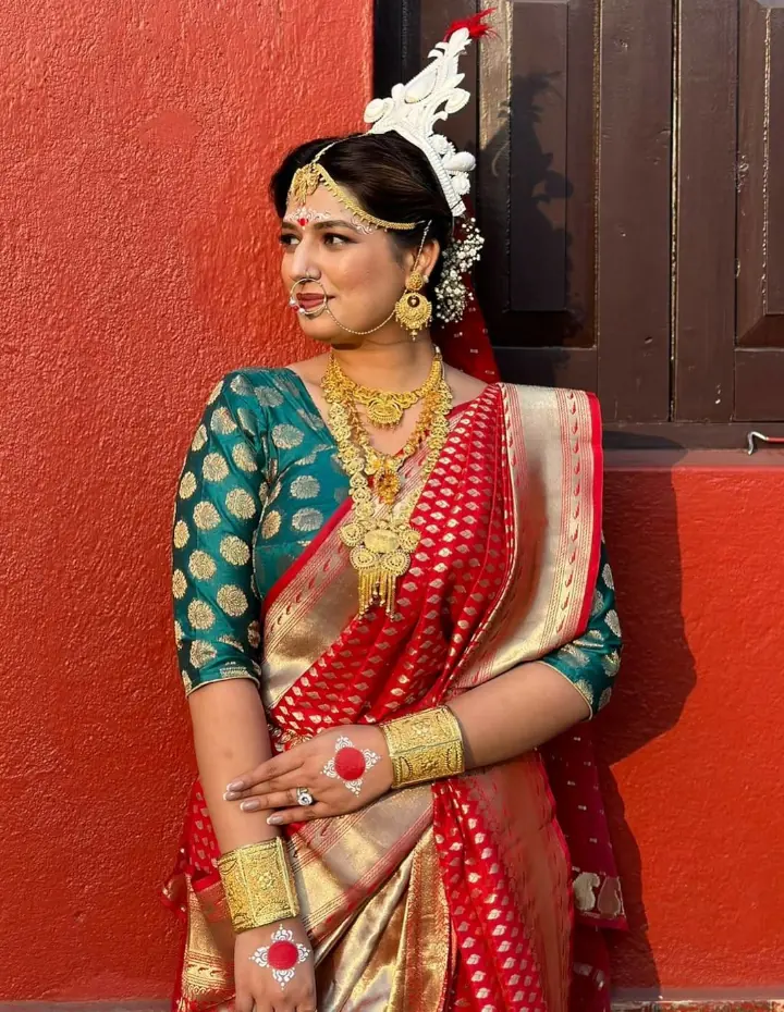 Rasha Kirmani Looking Gorgeous in a Bridal Saree