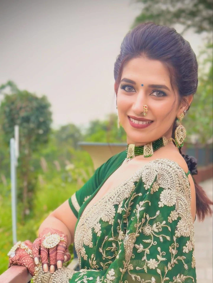 Rasha Kirmani Saree Image