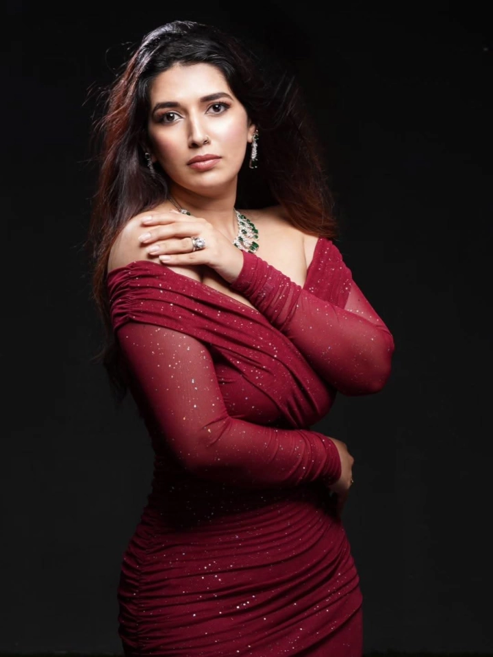 Rasha Kirmani in a Gorgeous One Piece Western Dress