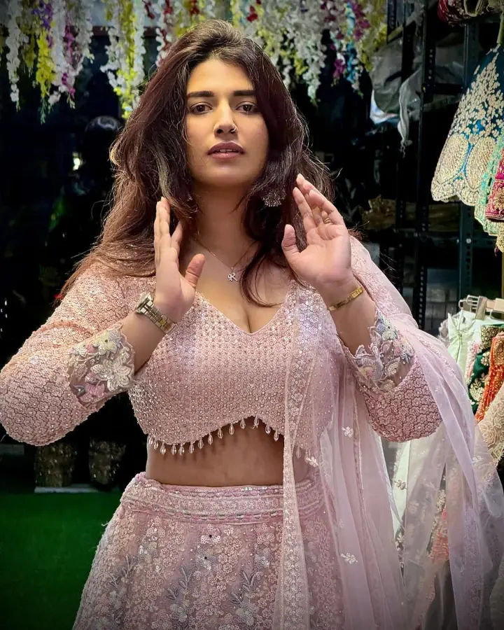 Rasha Kirmani in a Hot Indian Traditional Dress Ever